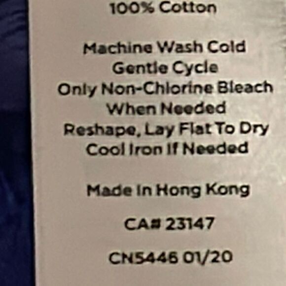 Talbots blue 100% cotton open stitch sweater bracelet sleeves Small Petite - Picture 10 of 10